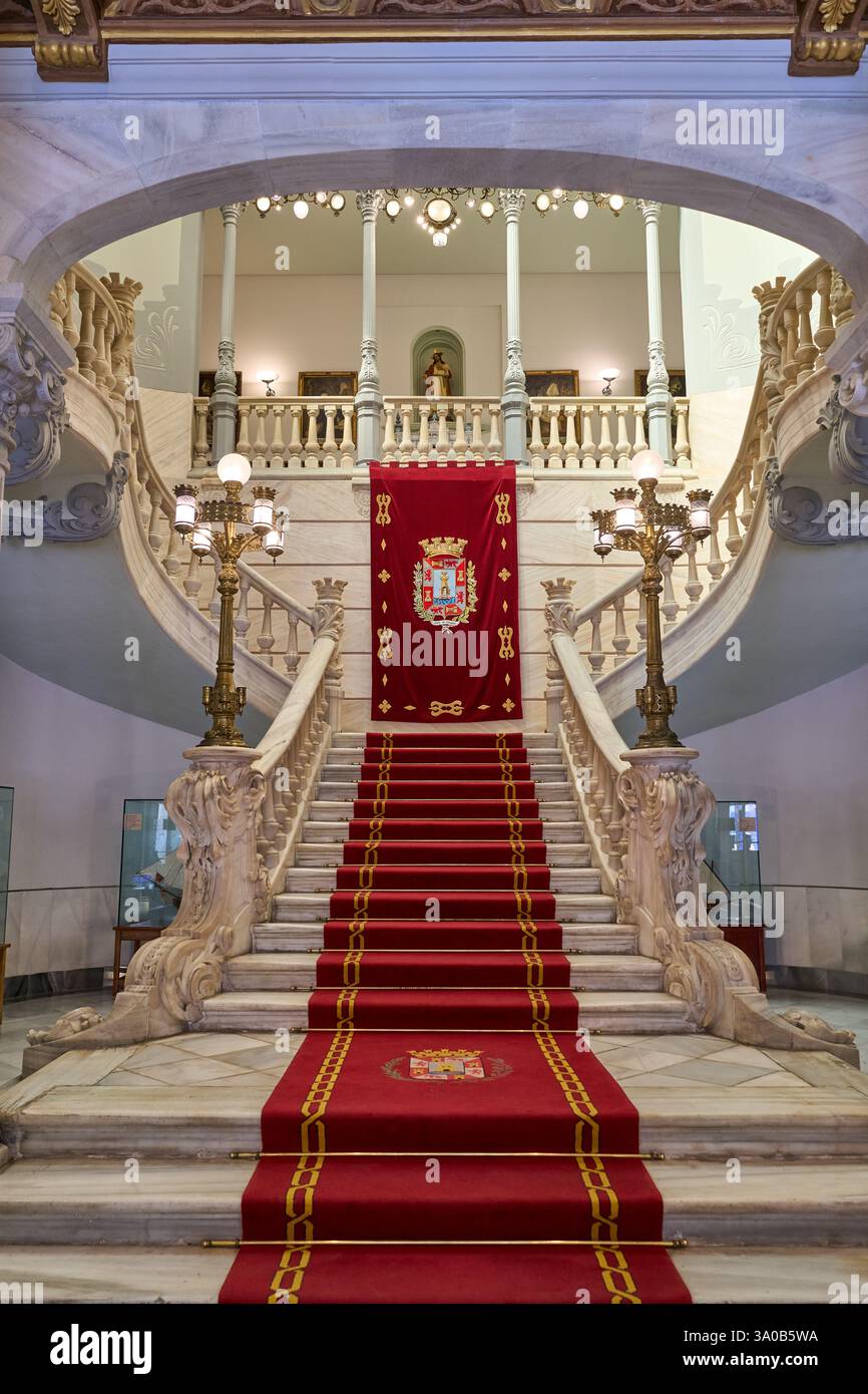 Interior of the City Hall of Cartagena, Murcia, Spain 07-23-2024 Stock ...