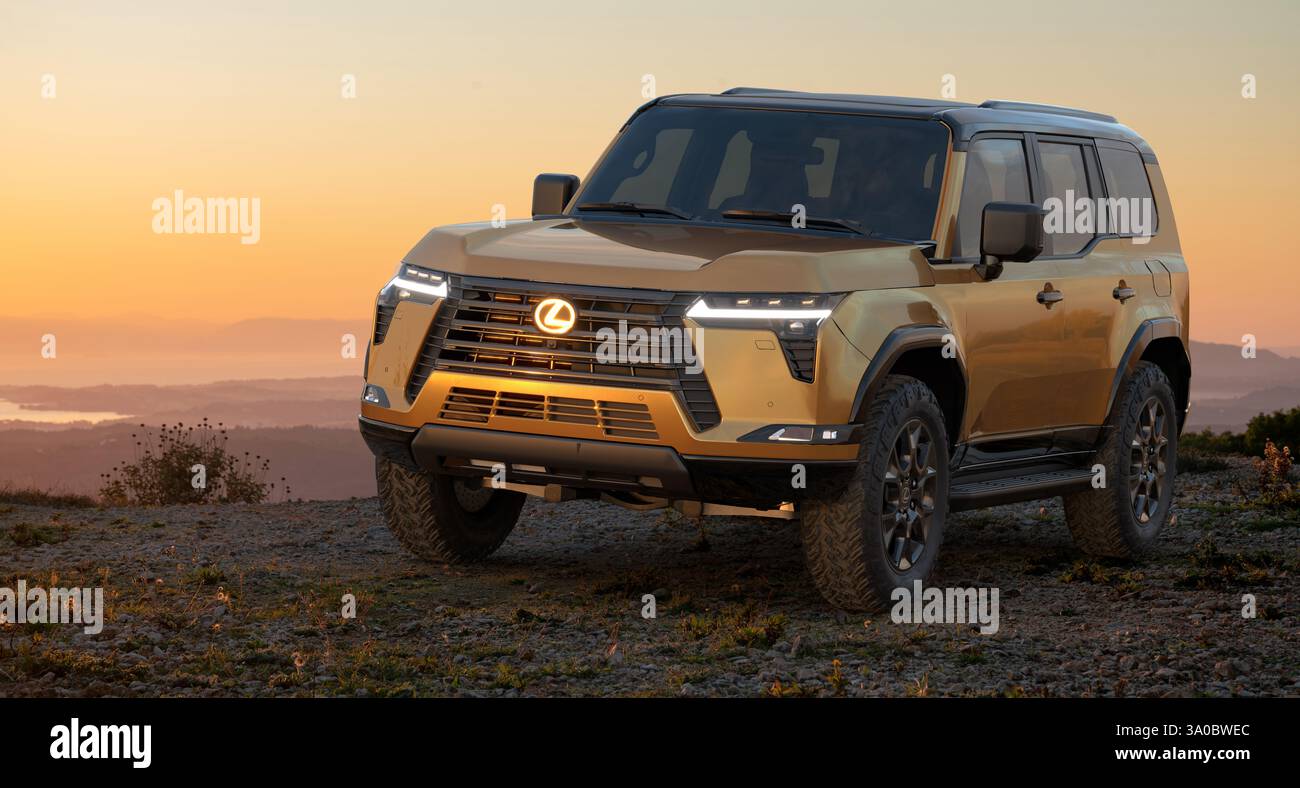 2025 Lexus GX - Luxury SUV off-road Stock Photo - Alamy