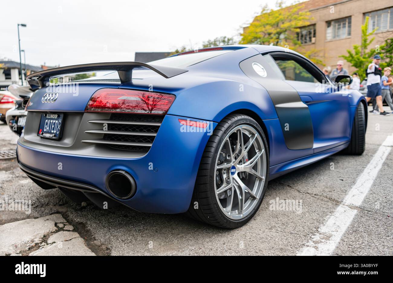 Chicago, Illinois - September 29, 2024: Audi R8 Spyder v10 convertible ...