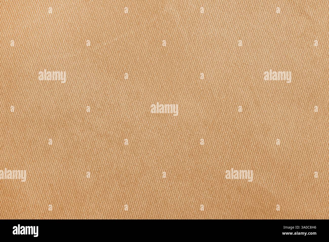 Beige sofa couch fabric material sample texture as background, top view Stock Photo