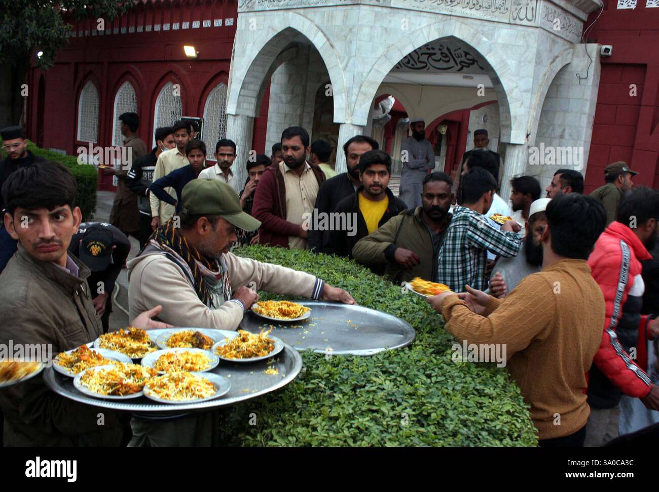 Faithful Muslims are breaking the fast (Iftar) during the Holy Month of ...