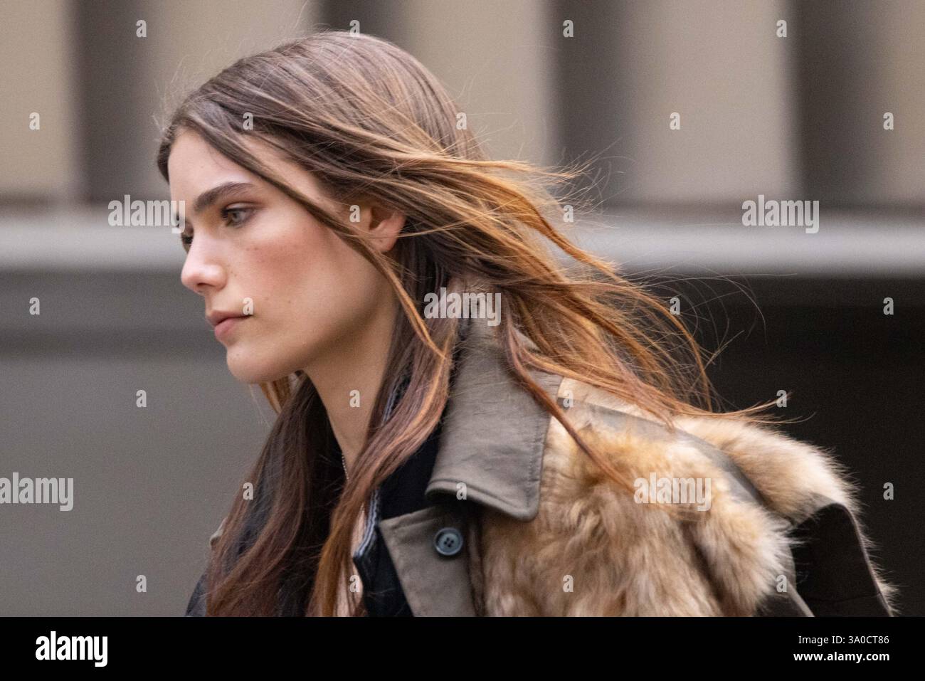 A model walks the runway at the Dolce & Gabbana fashion show during the ...