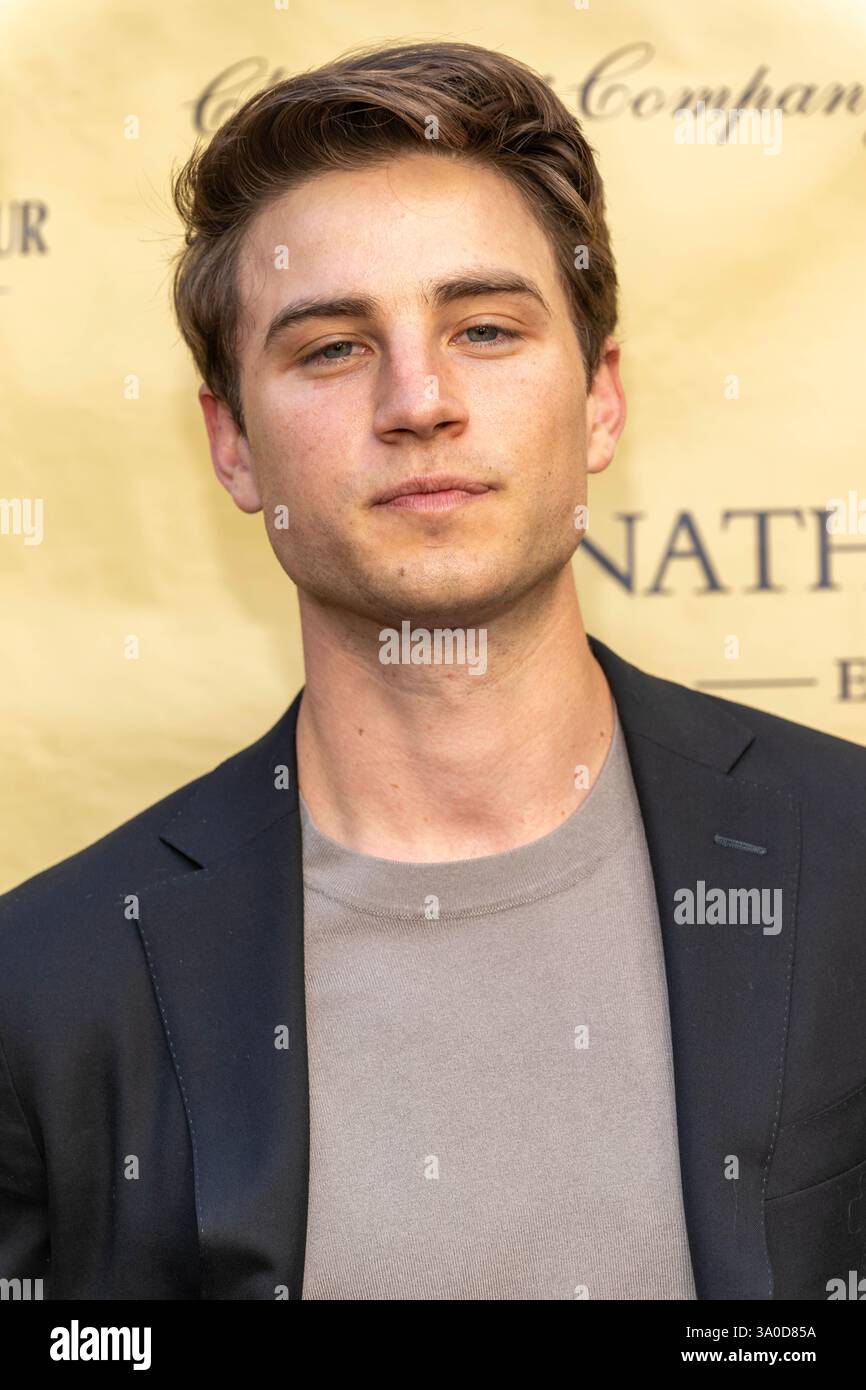 Actor Carson Rowland attends The Icons Of Hollywood Oscar Viewing ...
