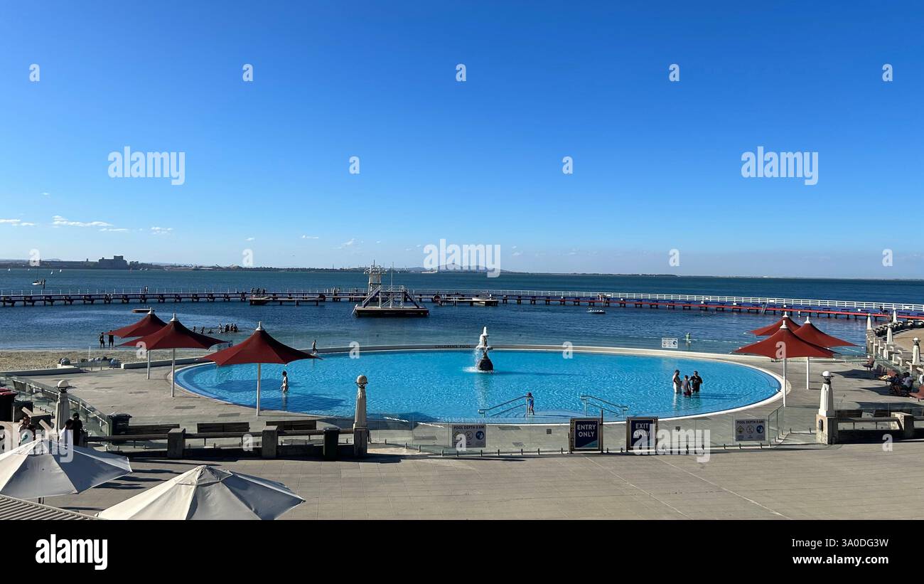 Eastern Beach, Geelong - Smartphone Captured Stock Image