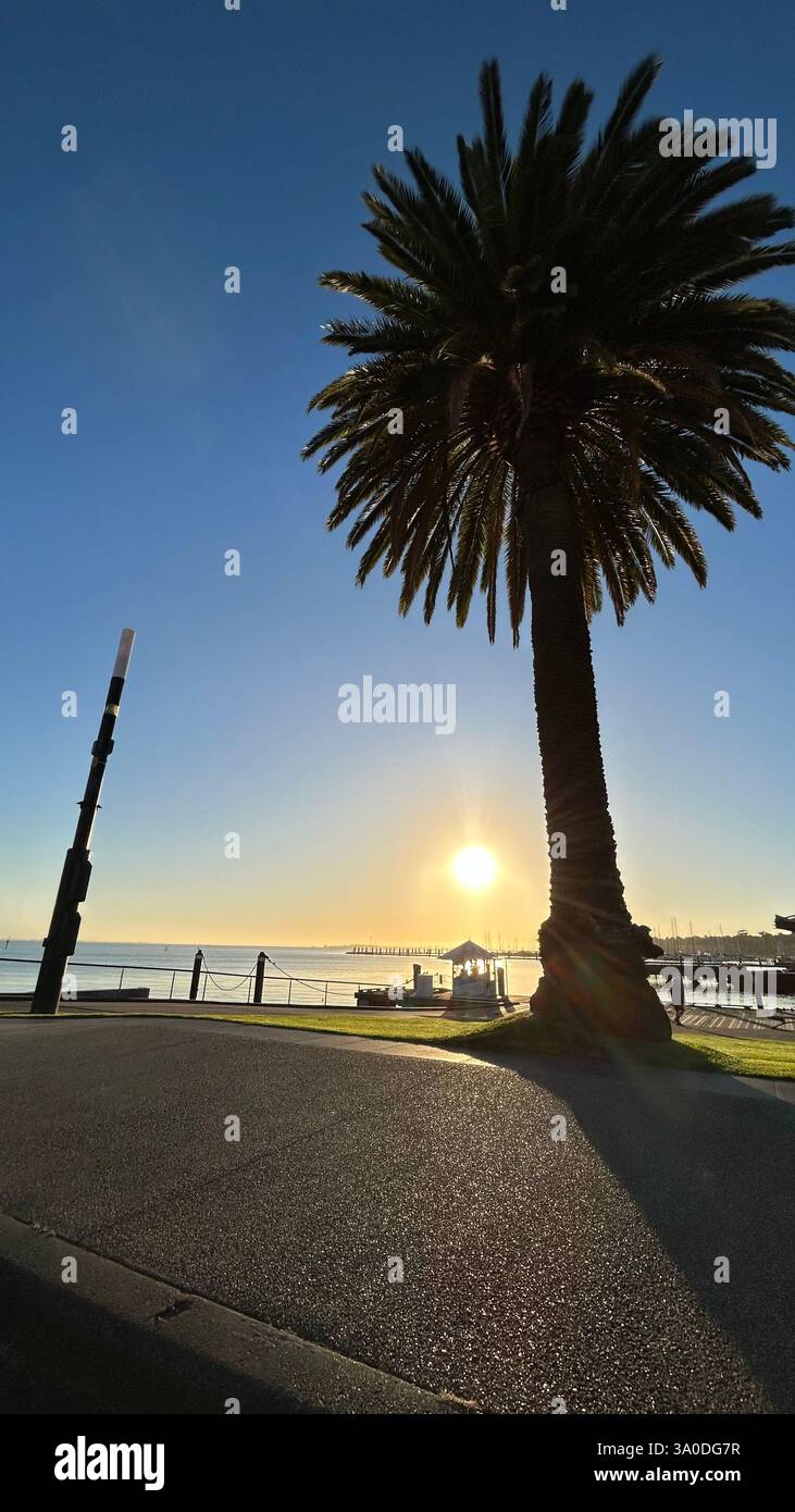 Eastern Beach, Geelong - Smartphone Captured Stock Image