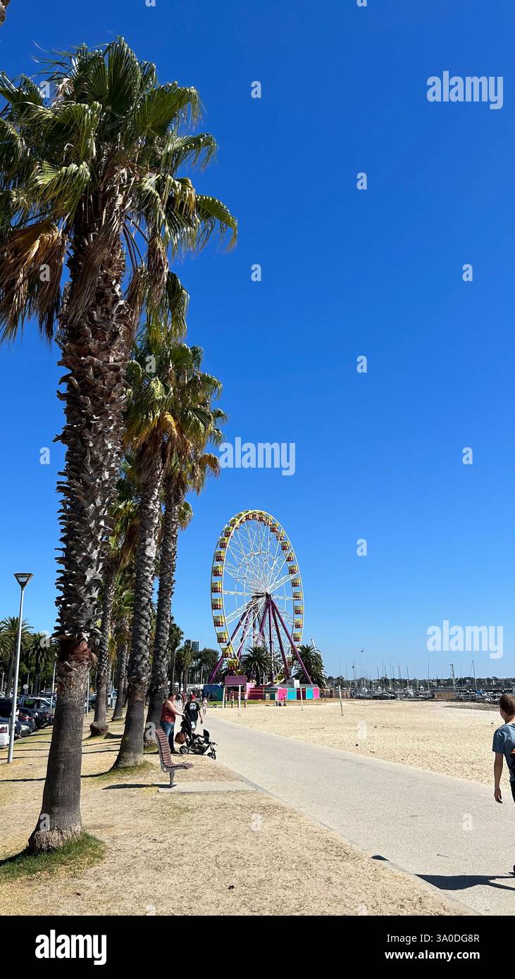 Eastern Beach, Geelong - Smartphone Captured Stock Image
