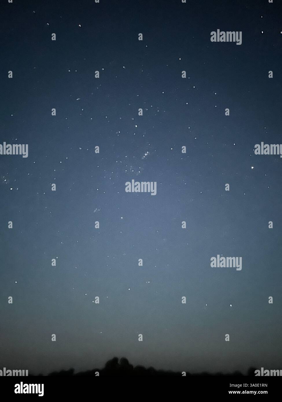 starry ngiht - Smartphone Captured Stock Image