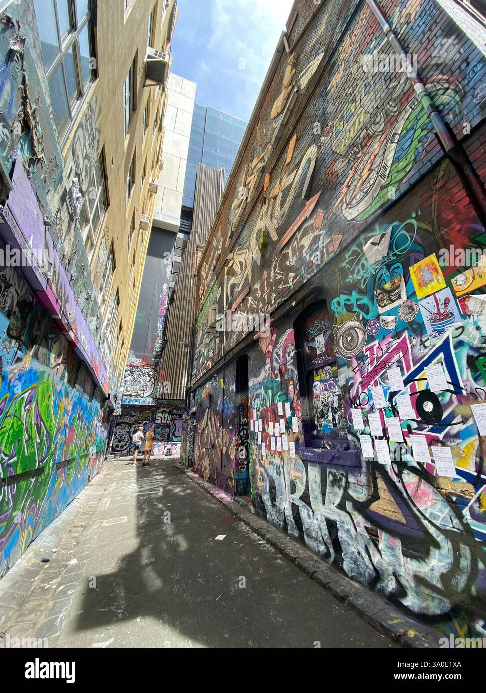 melbourne graffiti - Smartphone Captured Stock Image