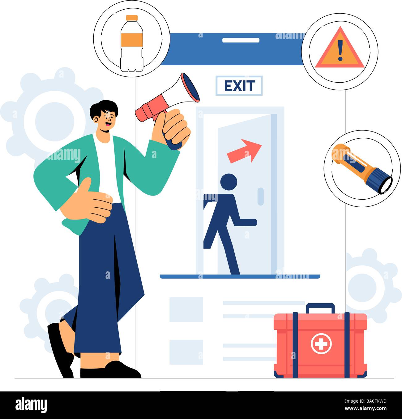 Disaster preparedness kit Stock Vector Images Alamy Disaster preparedness kit Stock Vector Images Alamy