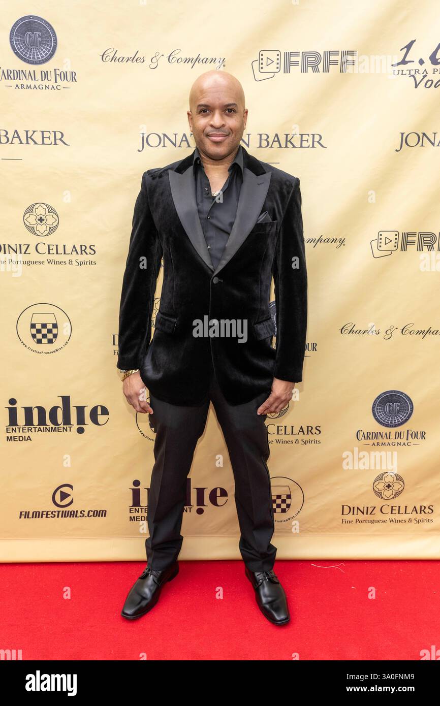 Beverly Hills, United States. 02nd Mar, 2025. Musician Roycel Cooks ...