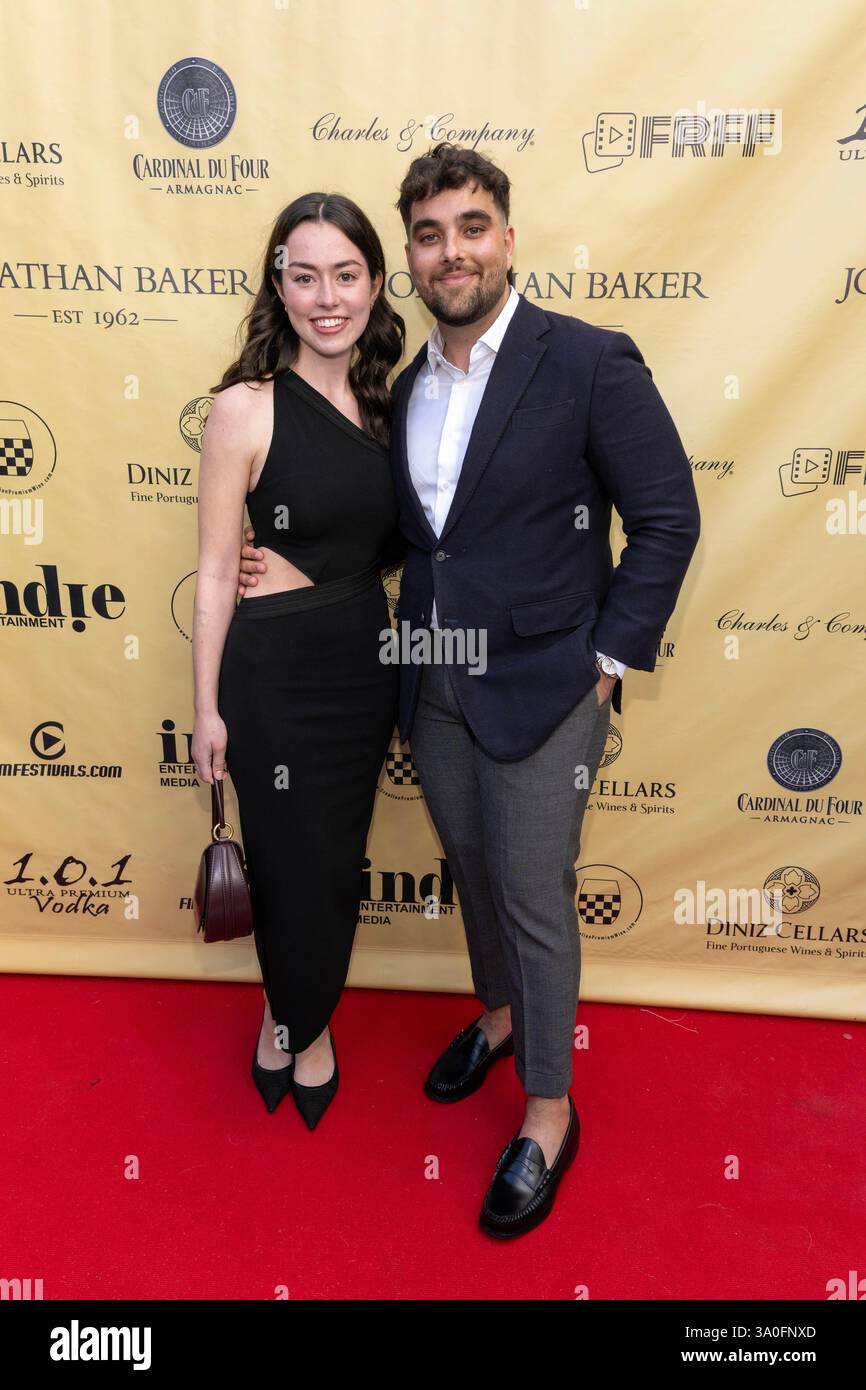 Actress Annaliese Judge and Producer Cameron Zahand attend The Icons Of ...