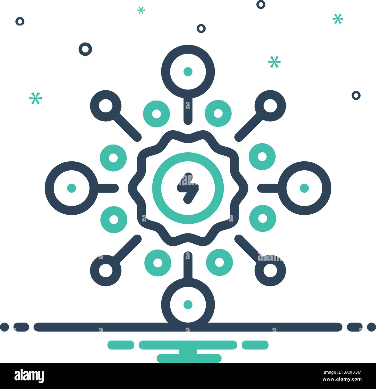 Icon smart grid Cut Out Stock Images & Pictures - Alamy