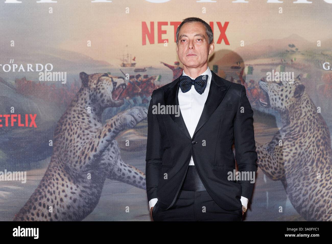 Maurizio Lombardi attends the premiere of the TV Series IL GATTOPARDO