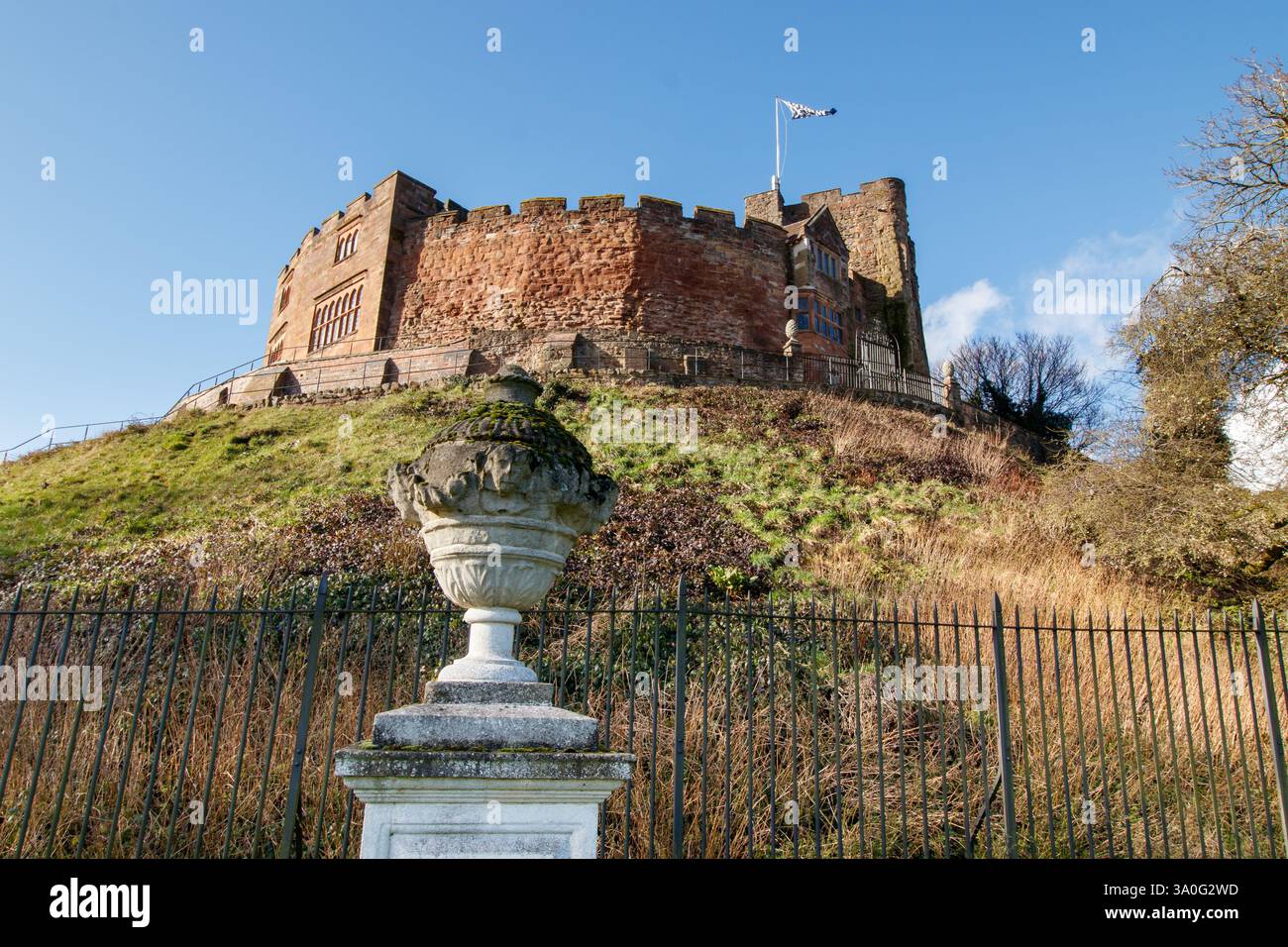 Pictured Tamworth Castle in the Spring Tamworth Castle a Grade I