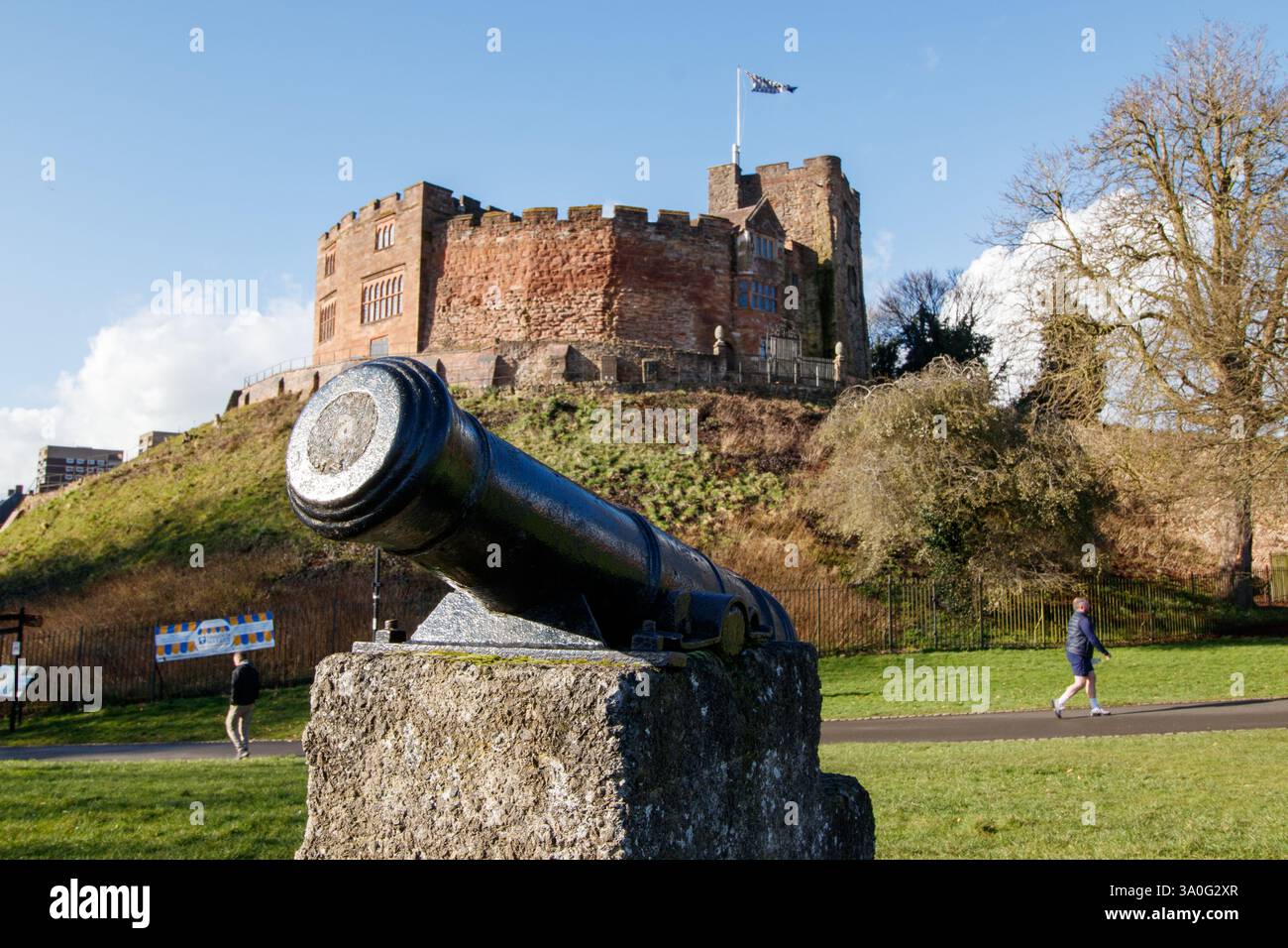 Pictured Tamworth Castle in the Spring Tamworth Castle a Grade I