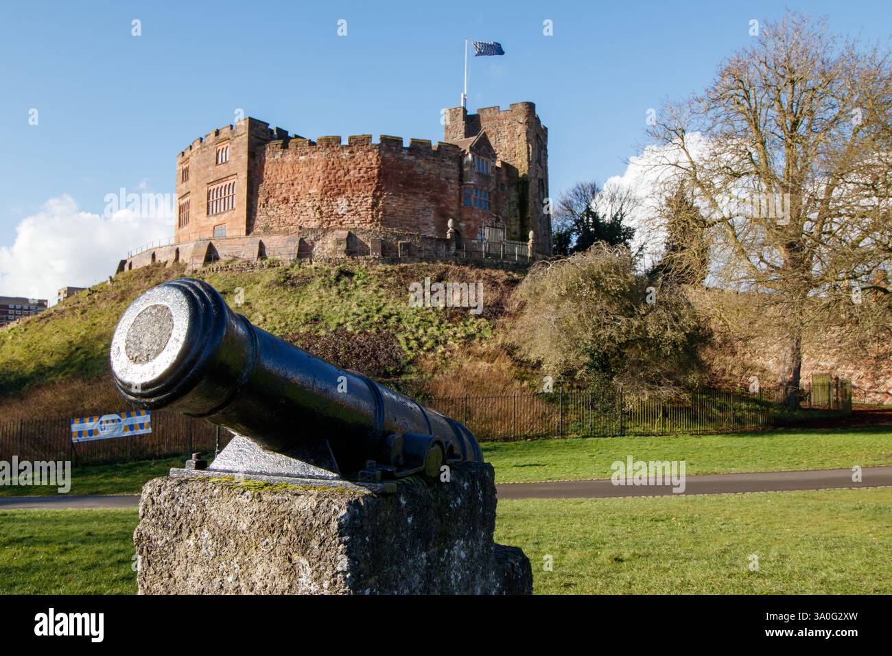 Pictured Tamworth Castle in the Spring Tamworth Castle a Grade I