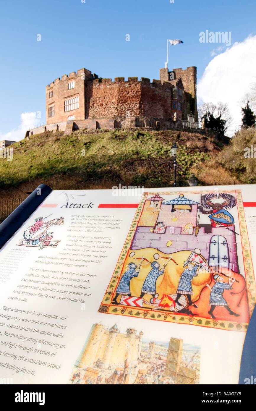 Pictured Tamworth Castle in the Spring Tamworth Castle a Grade I