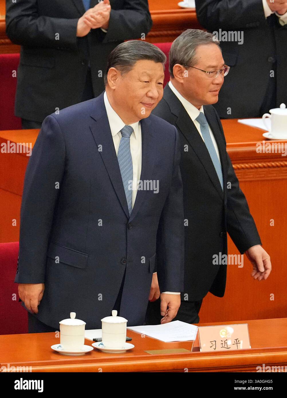 Chinese President Xi Jinping attends the Chinese People's Political ...