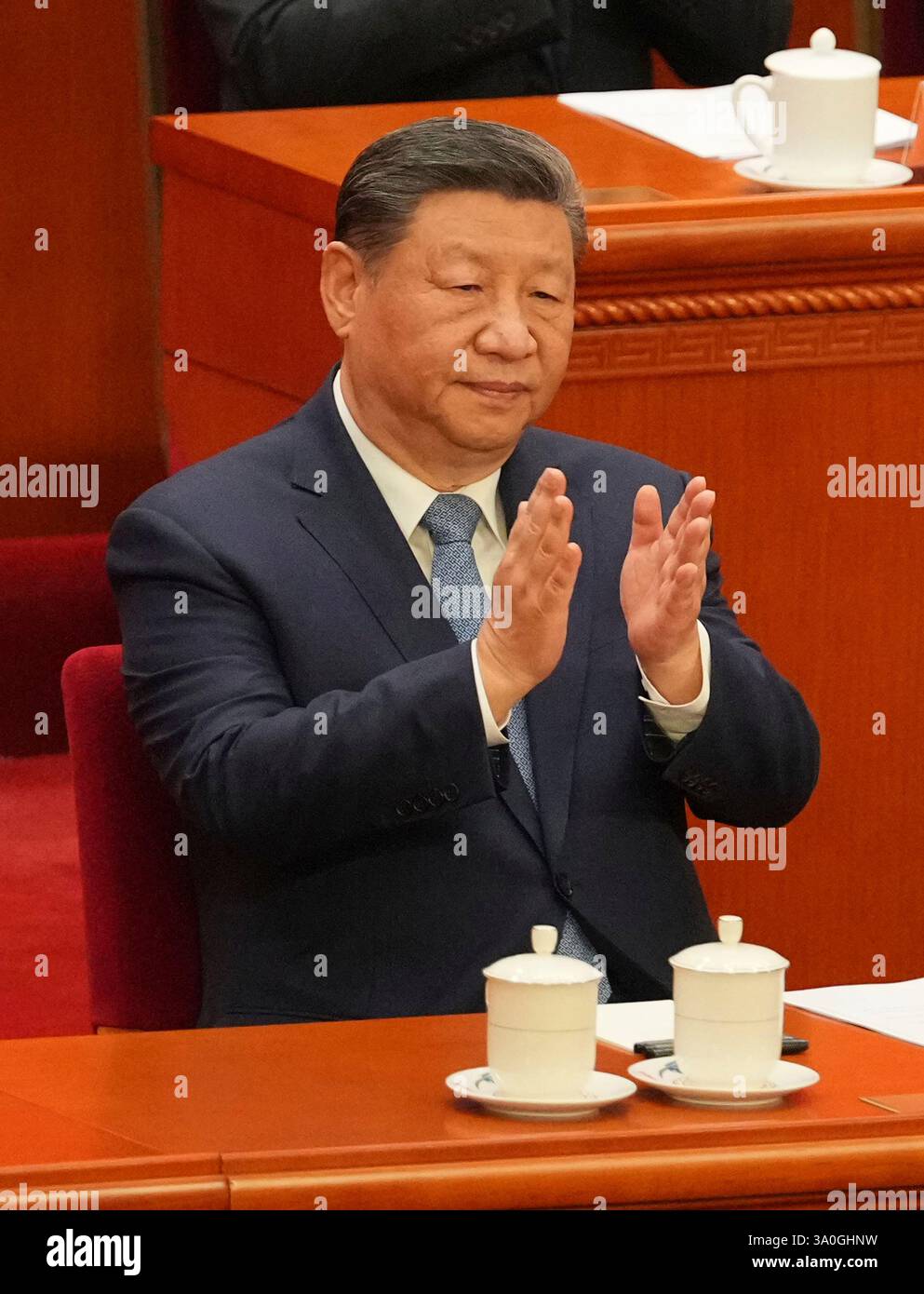 Chinese President Xi Jinping attends the Chinese People's Political ...