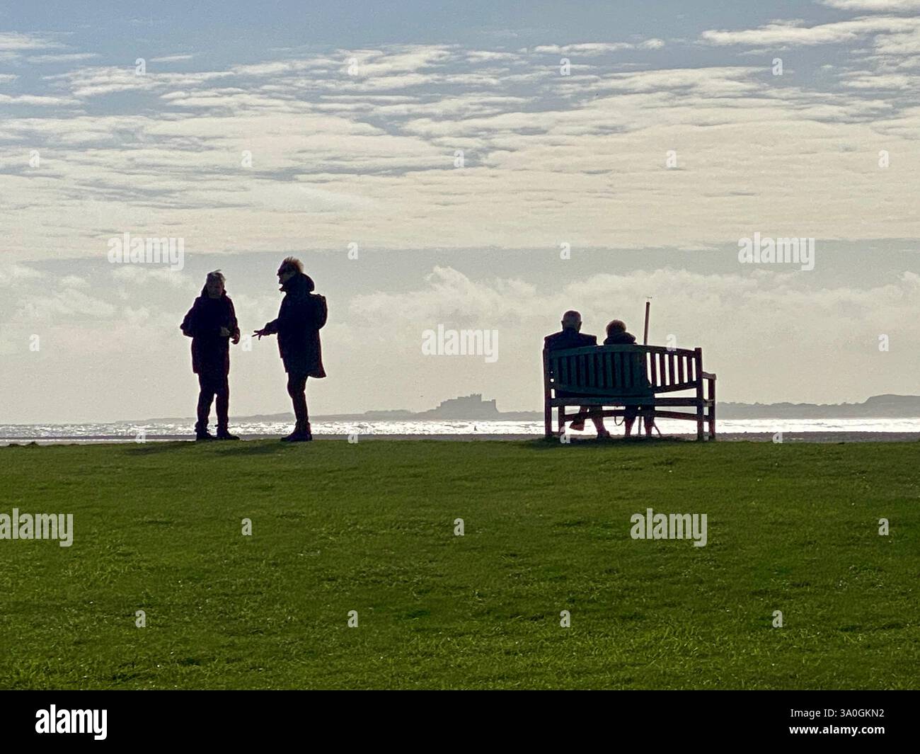 Holy Island - Smartphone Captured Stock Image