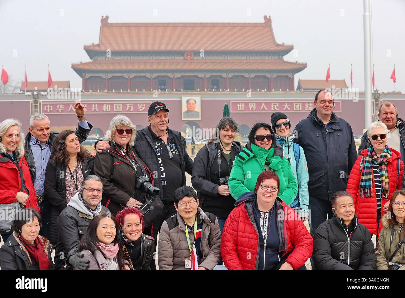 Foreign Tourists Visit The Tiananmen Square In Beijing China 1 March Foreign Tourists Visit The Tiananmen Square In Beijing China 1 March 2025 3A0GNGN