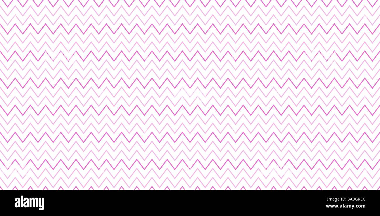 Seamless pattern. Geometric zigzag classical fashion pattern. Retro seamless vector chevrons. Pink zigzag texture. Stock Vector