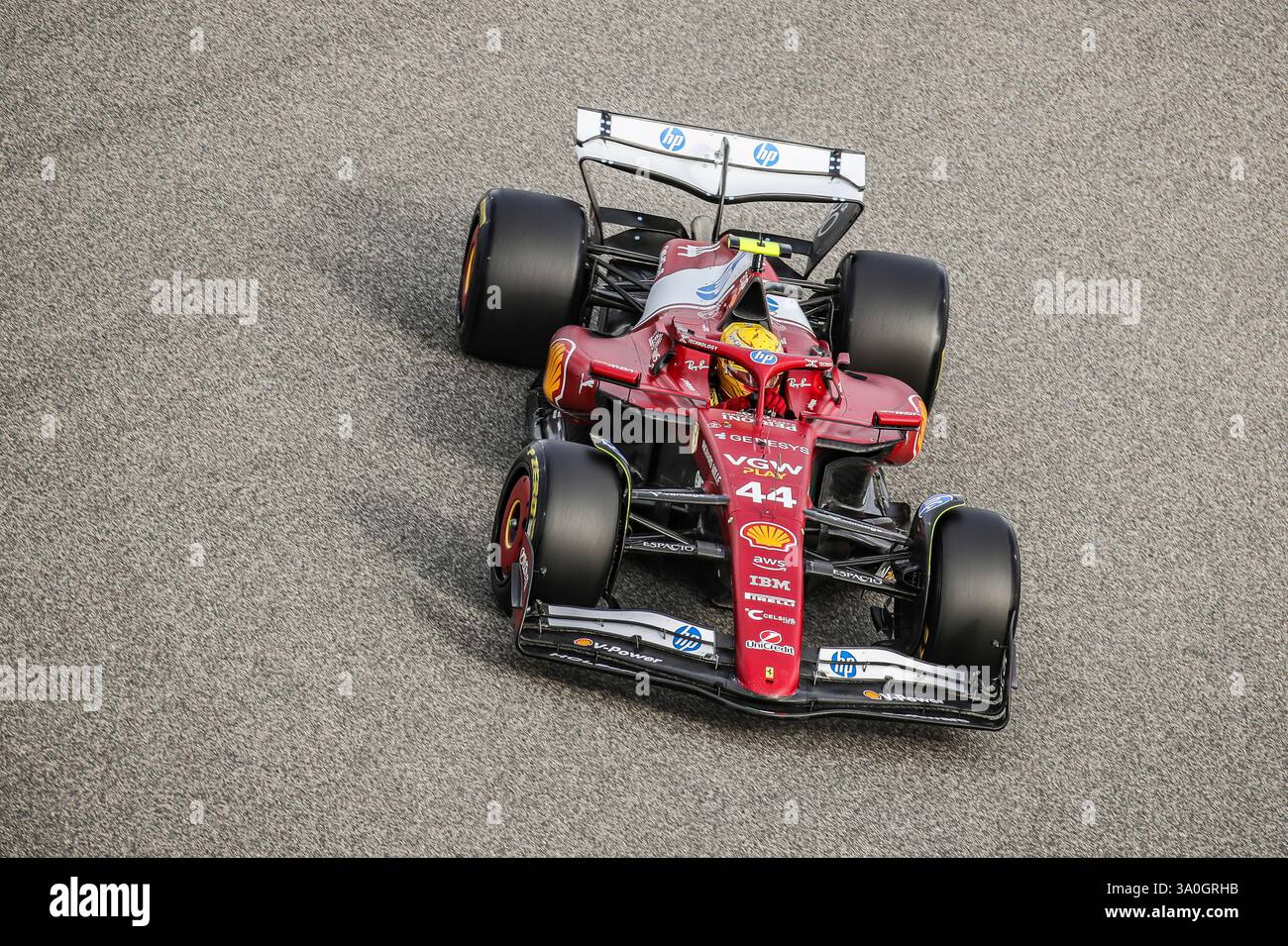 Sakhir, Bahrain. 2628 February 2025. FIA F1 World Championship 2025. PreSeason Test. Lewis