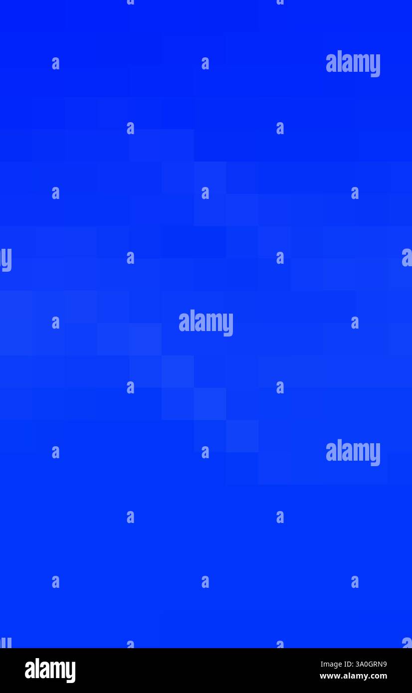 Stylish abstract background with a smooth gradient from dark blue to light blue, complemented by a subtle texture with small pixel squares. Stock Photo