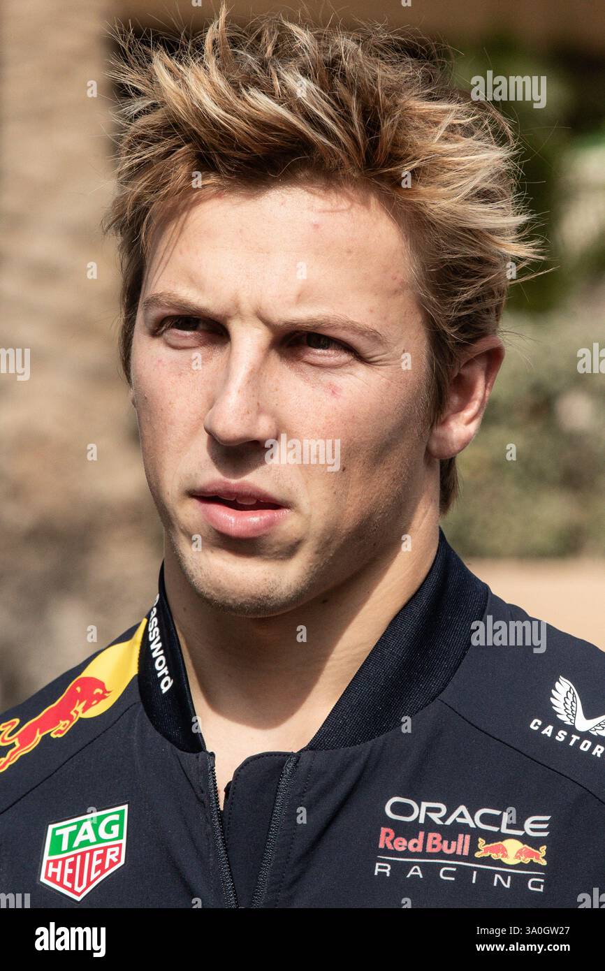 Sakhir, Bahrain. 2628 February 2025. FIA F1 World Championship 2025. PreSeason Test. Liam