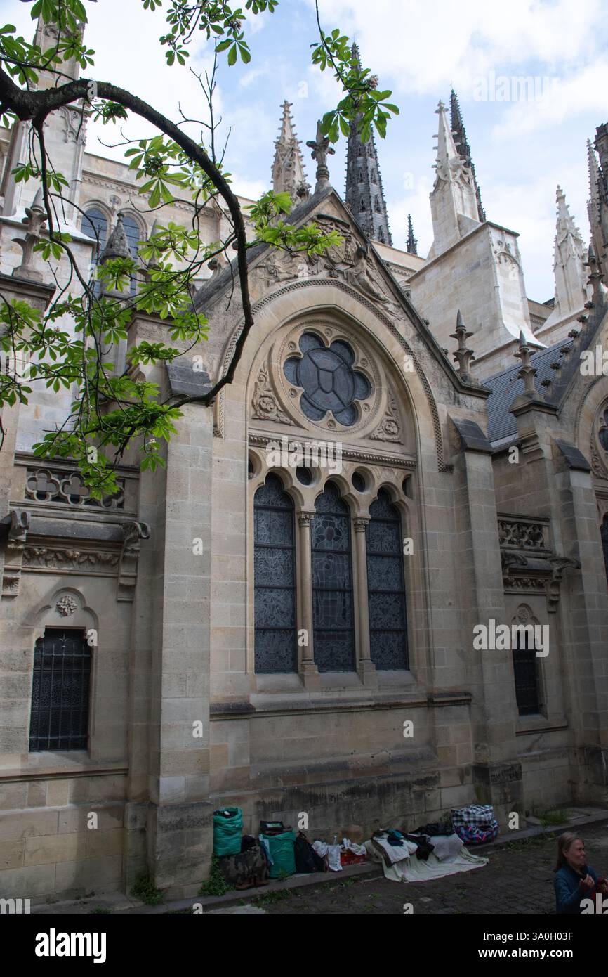 A view of Cathédrale Saint-André de Bordeaux in Bordeaux, France. Stock Photo