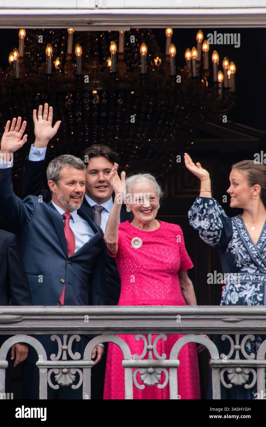 King frederik and princess margrethe hi-res stock photography and images -  Alamy, image size:866x1390