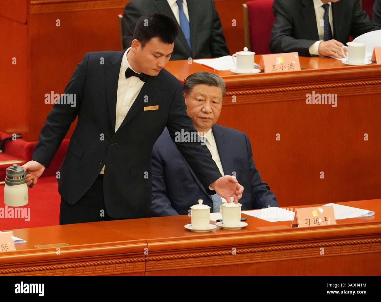 Chinese President Xi Jinping attends the Chinese People's Political ...