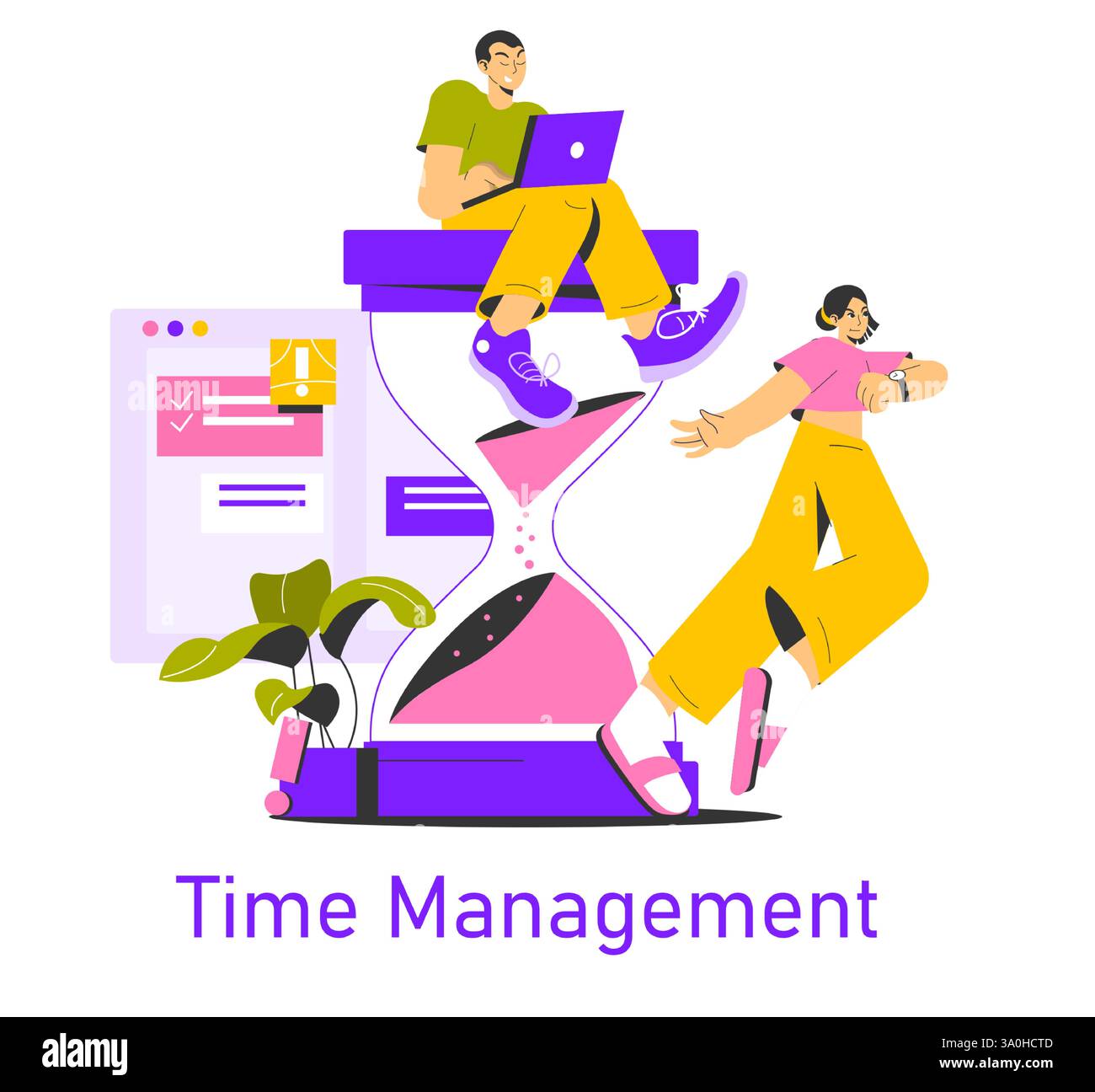 Time Management concept. Effective management of time for enhanced ...