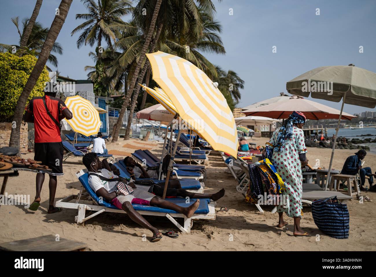 Beach on Ngor Island in Dakar, Senegal, February 12, 2025. - 12/02/2025