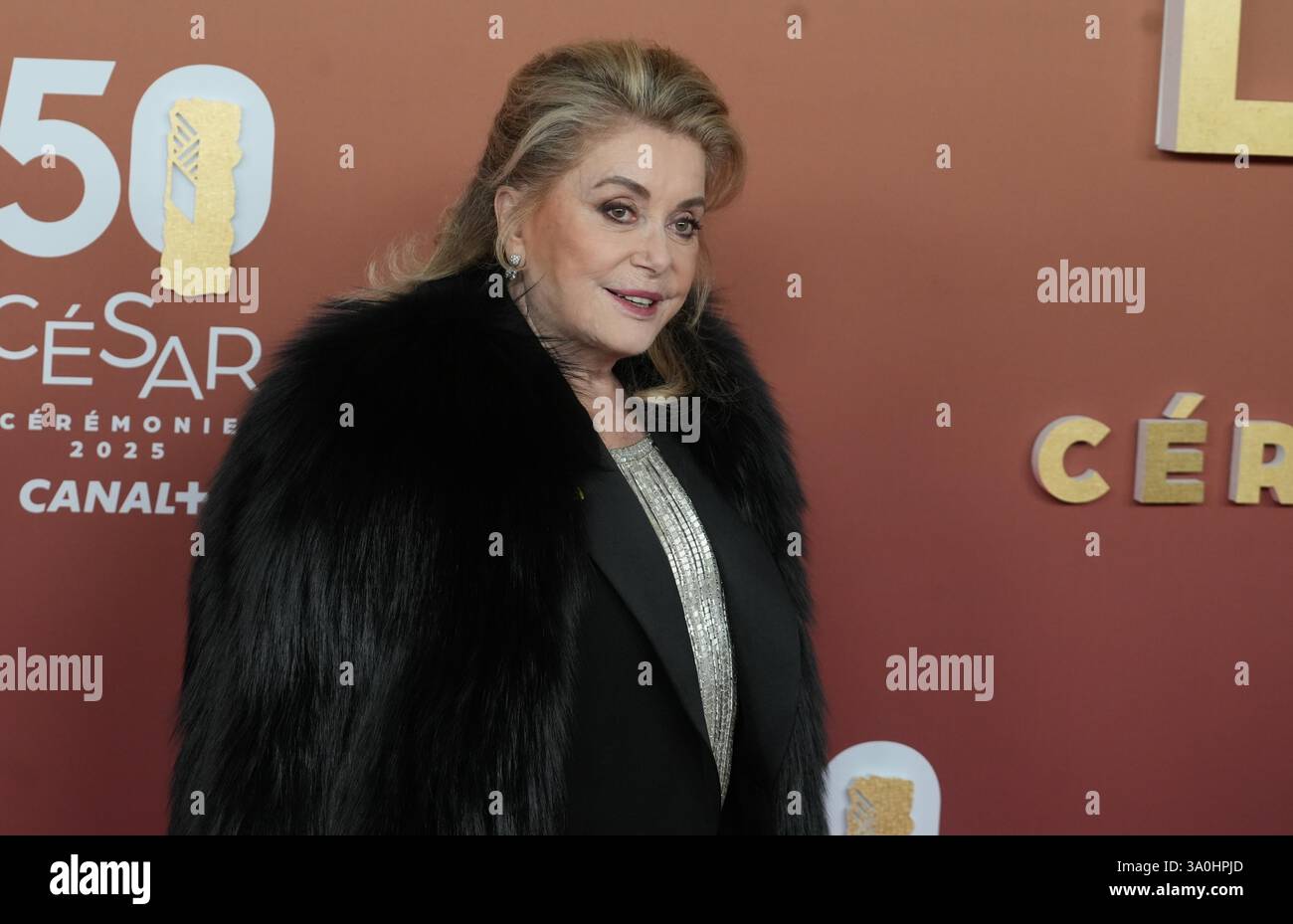 Catherine Deneuve arrives at the 50h Cesar Film Awards Ceremony at L ...