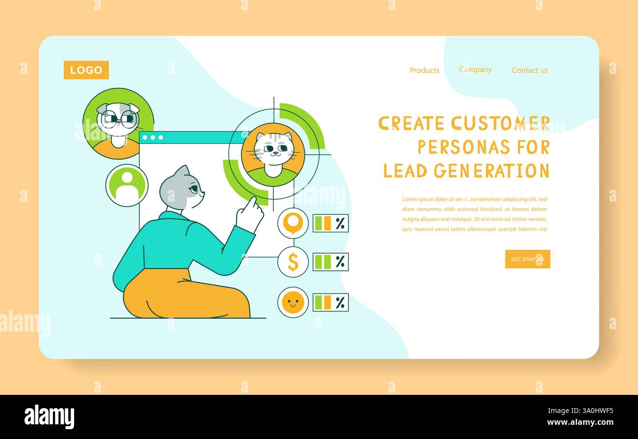 Target Customer Visuals Marketing Tools Cat. A playful approach to customer persona creation ...