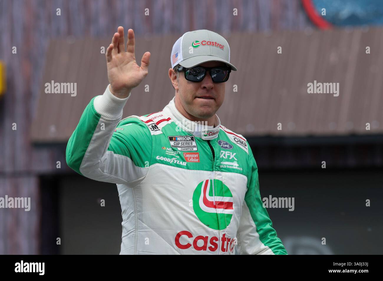 AUSTIN, TX - MARCH 02: Brad Keselowski (#6 RFK Racing Castrol Ford ...