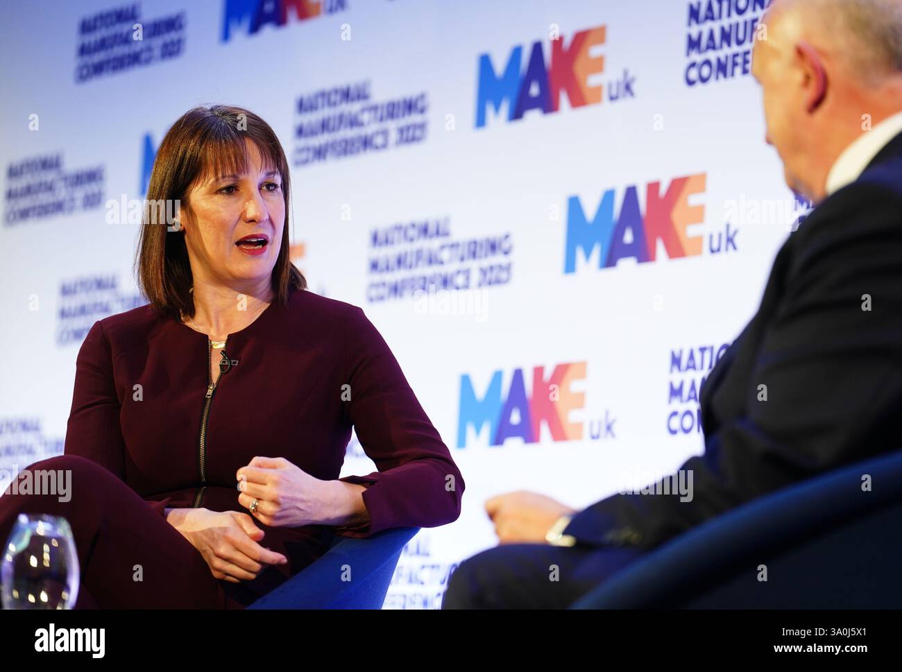 Chancellor of the Exchequer Rachel Reeves attending the Make UK ...