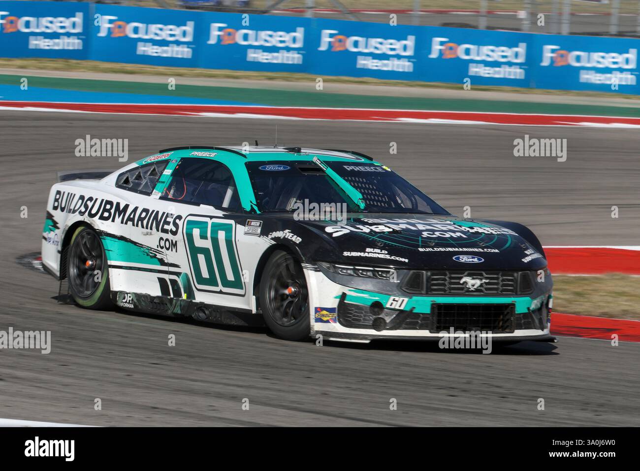 AUSTIN, TX - MARCH 02: Ryan Preece (#60 RFK Racing BuildSubmarines.com ...
