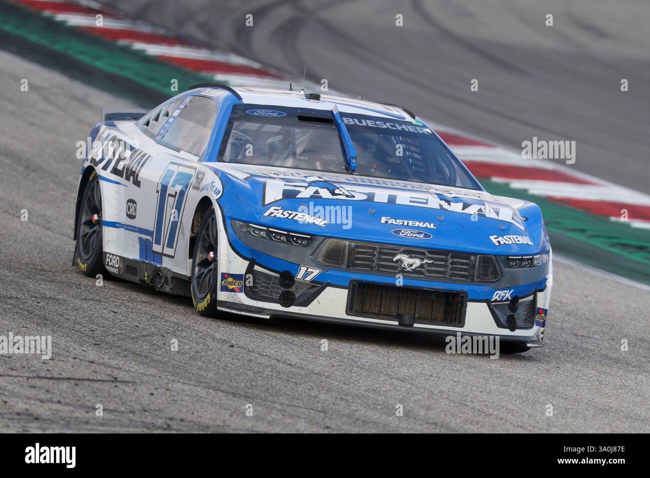 AUSTIN, TX - MARCH 02: Chris Buescher (#17 RFK Racing Fastenal Ford ...