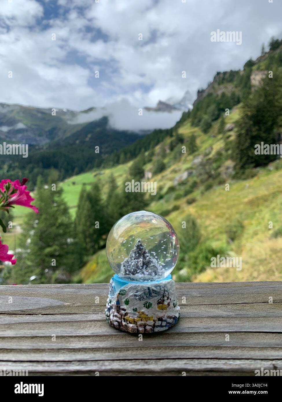 Beautiful Zermatt - Smartphone Captured Stock Image