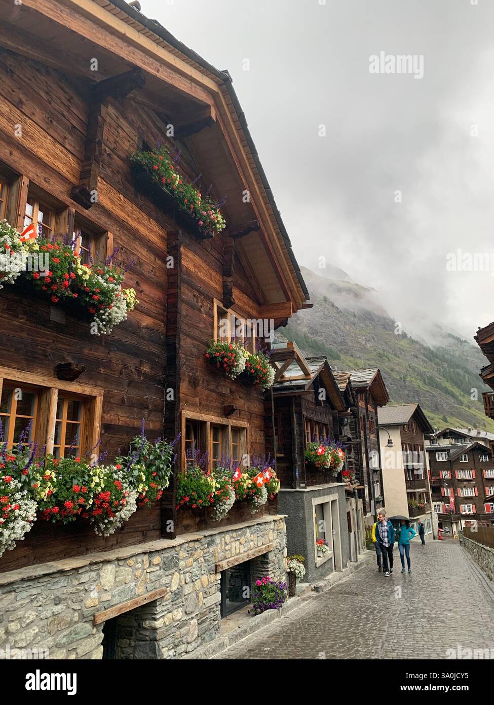 Beautiful Zermatt - Smartphone Captured Stock Image