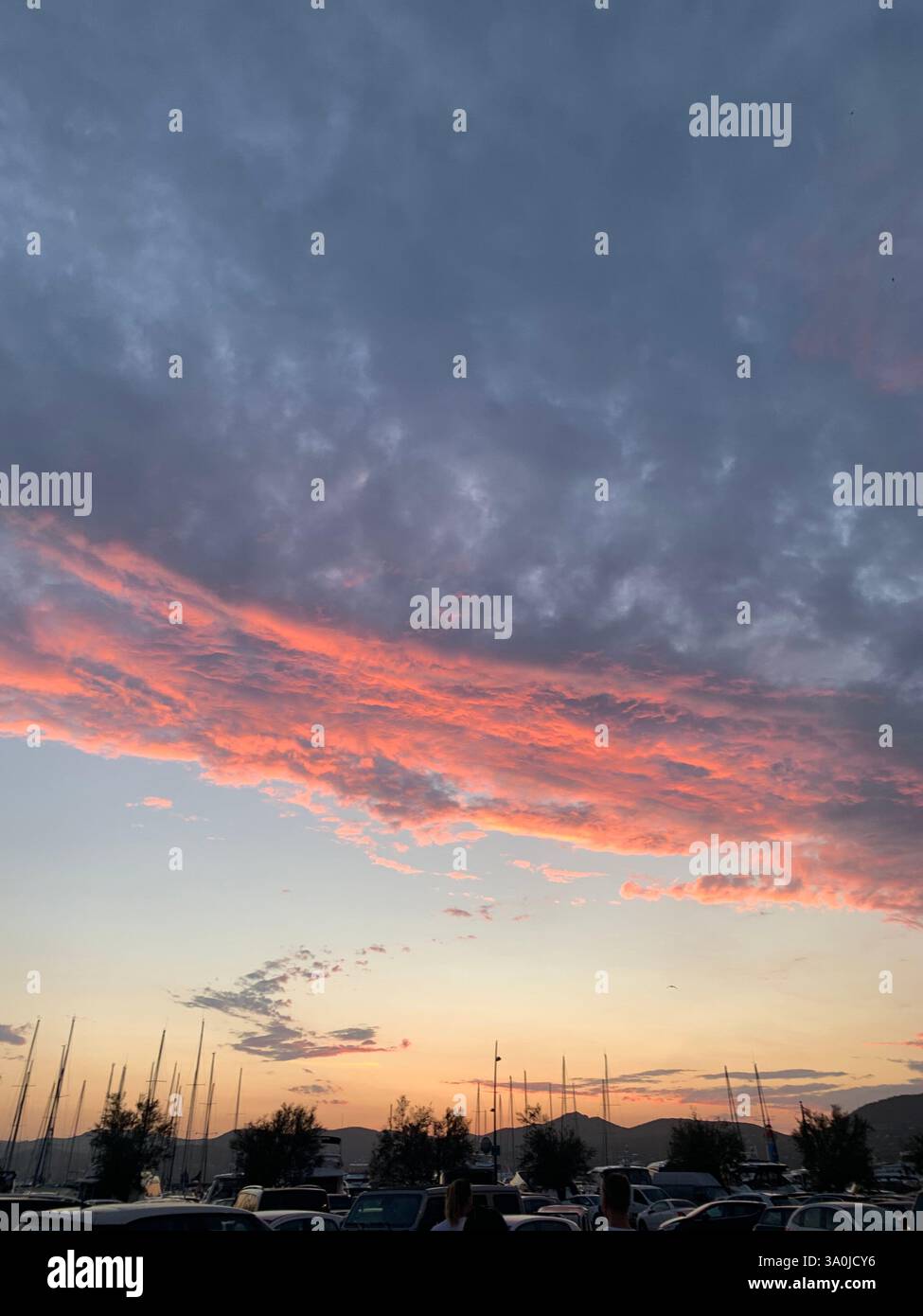 Beatiful sky scenery - Smartphone Captured Stock Image