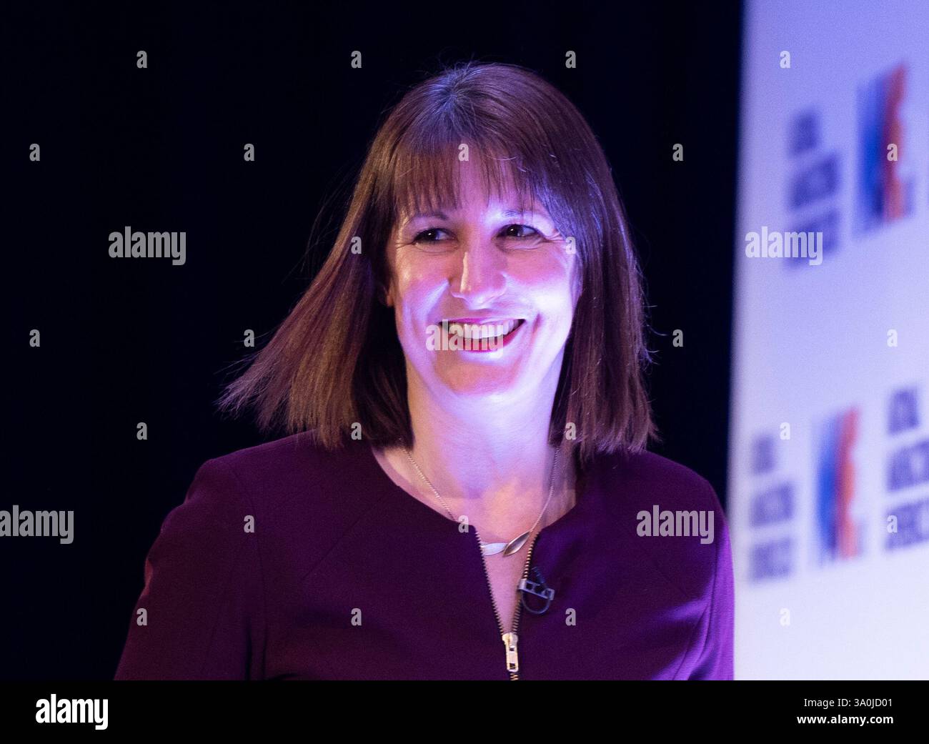 Rachel Reeves Manufacturing London, UK. 4th Mar, 2025. Chancellor Rachel Reeves delivers a speech ...