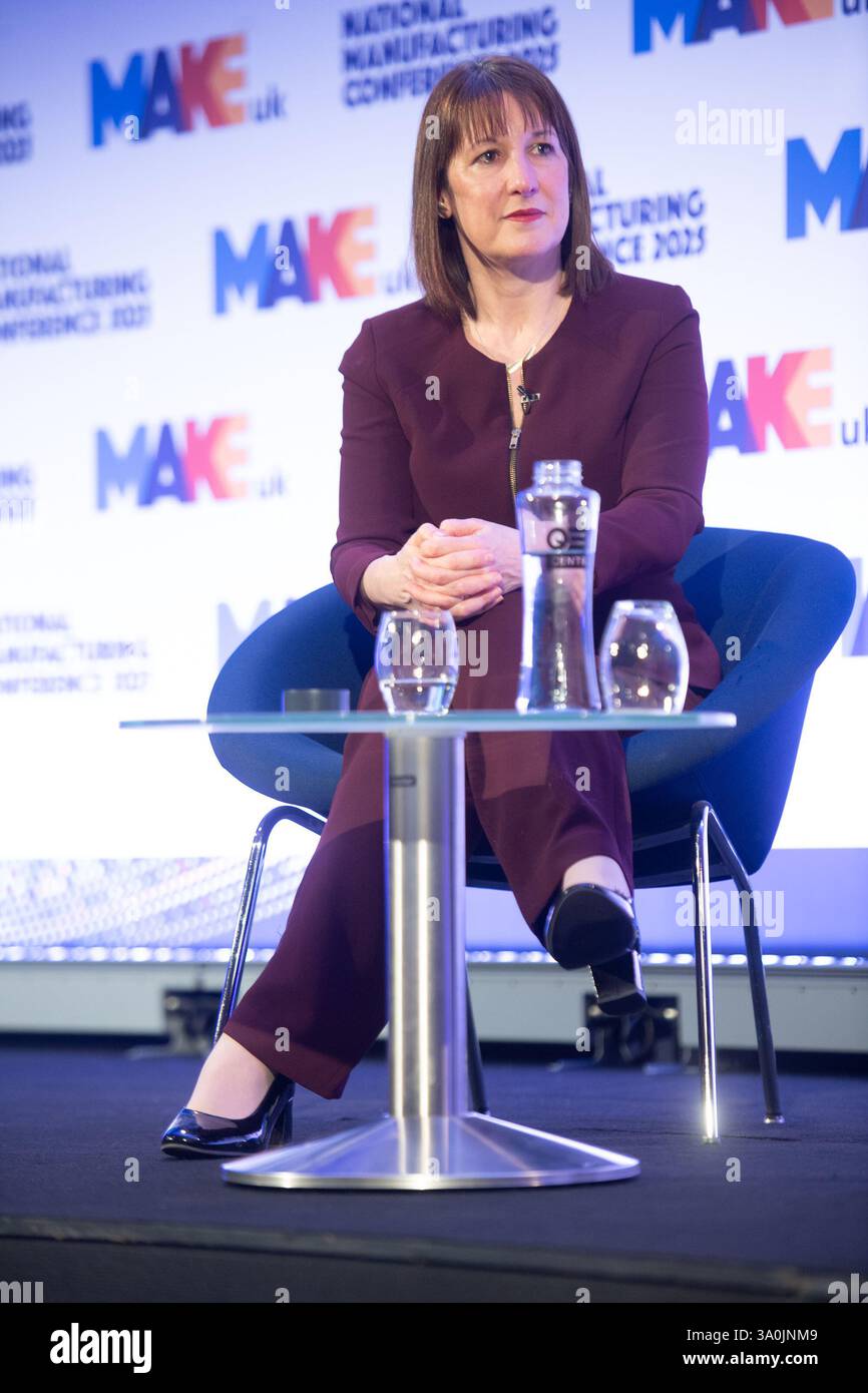 Rachel Reeves Manufacturing London, UK. 04 Mar 2025. Pictured: Rachel Reeves - Chancellor of The ...