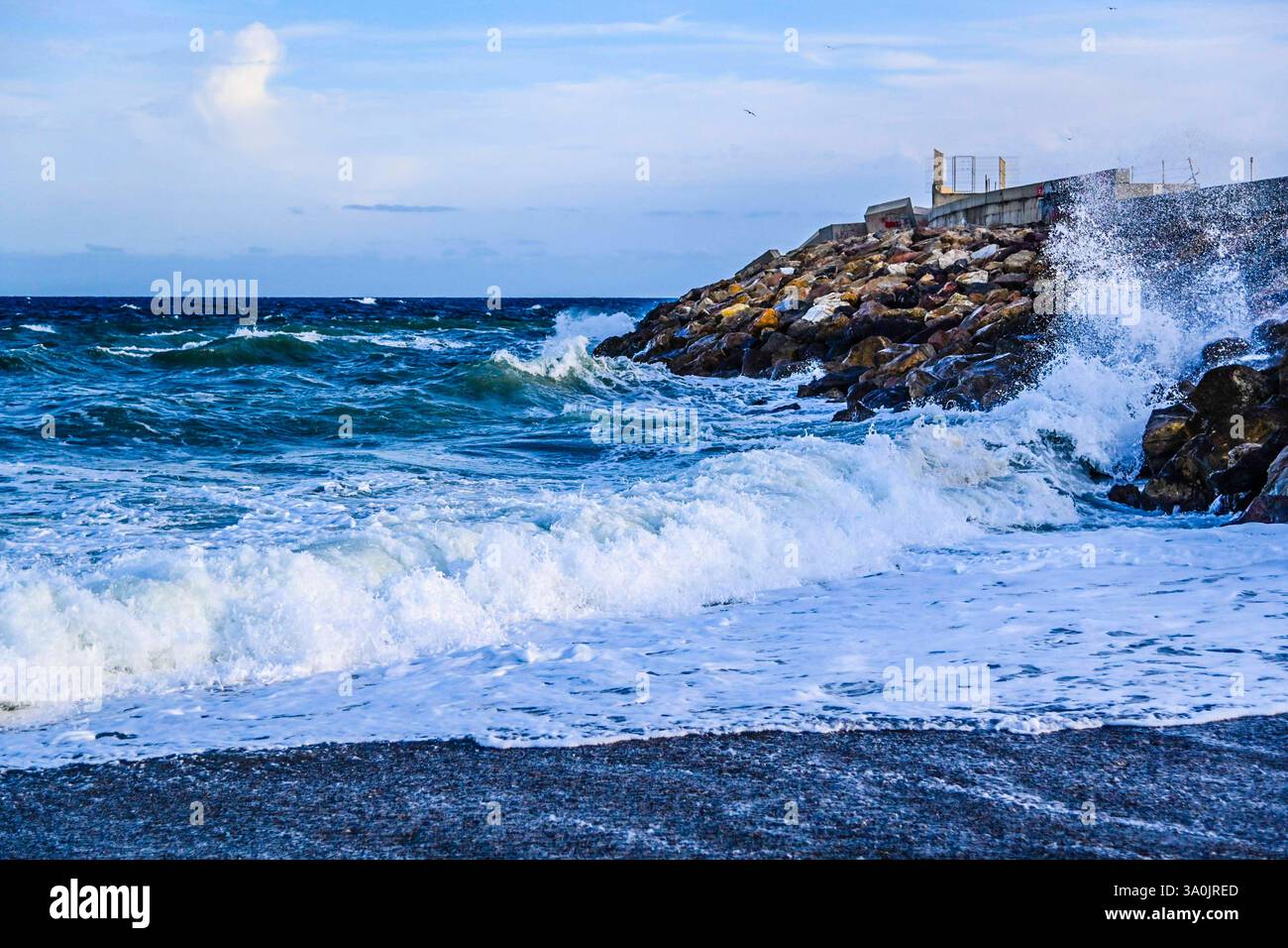 Ha Strand Spanien-Andalusien-Cabo de Gata Natur Uebersicht Mittelmeer Strand ...