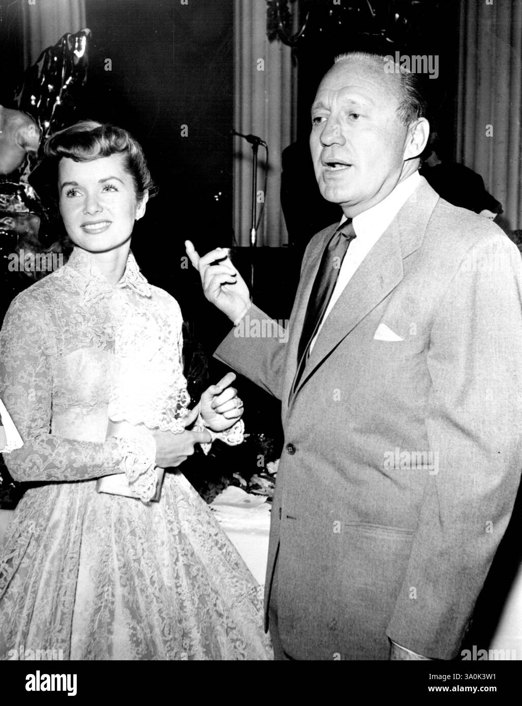 Comedian Jack Benny (above), a neighbour in Beverly Hills for 30 years, cut short an engagement at Lake Tahoe, Nevada, on hearing of the death of the 58-year-old queen of the show - business scatter-brains on Thursday night and drove back with his wife, Mary Livingstone. Miss Allen was hurried to Cedars of Lebanon Hospital late on Thursday night with a heart attack. She died within an hour with her husband at her beside. Miss Allen's death came as a shock to the generation of fans that grew up during her reign first in vaudeville, then radio and movies, and finally Television, as the epitome o Stock Photo