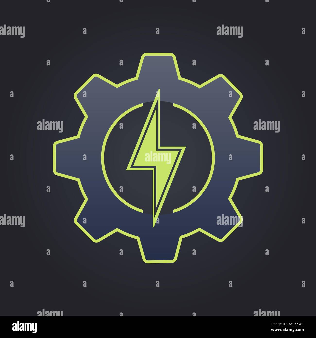 Repair logo gear icon color vector Stock Vector Image & Art - Alamy