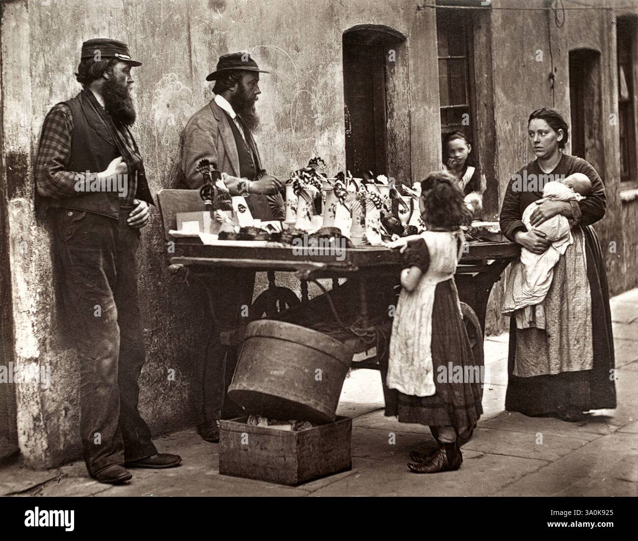 Market scene 1800s hi-res stock photography and images - Alamy