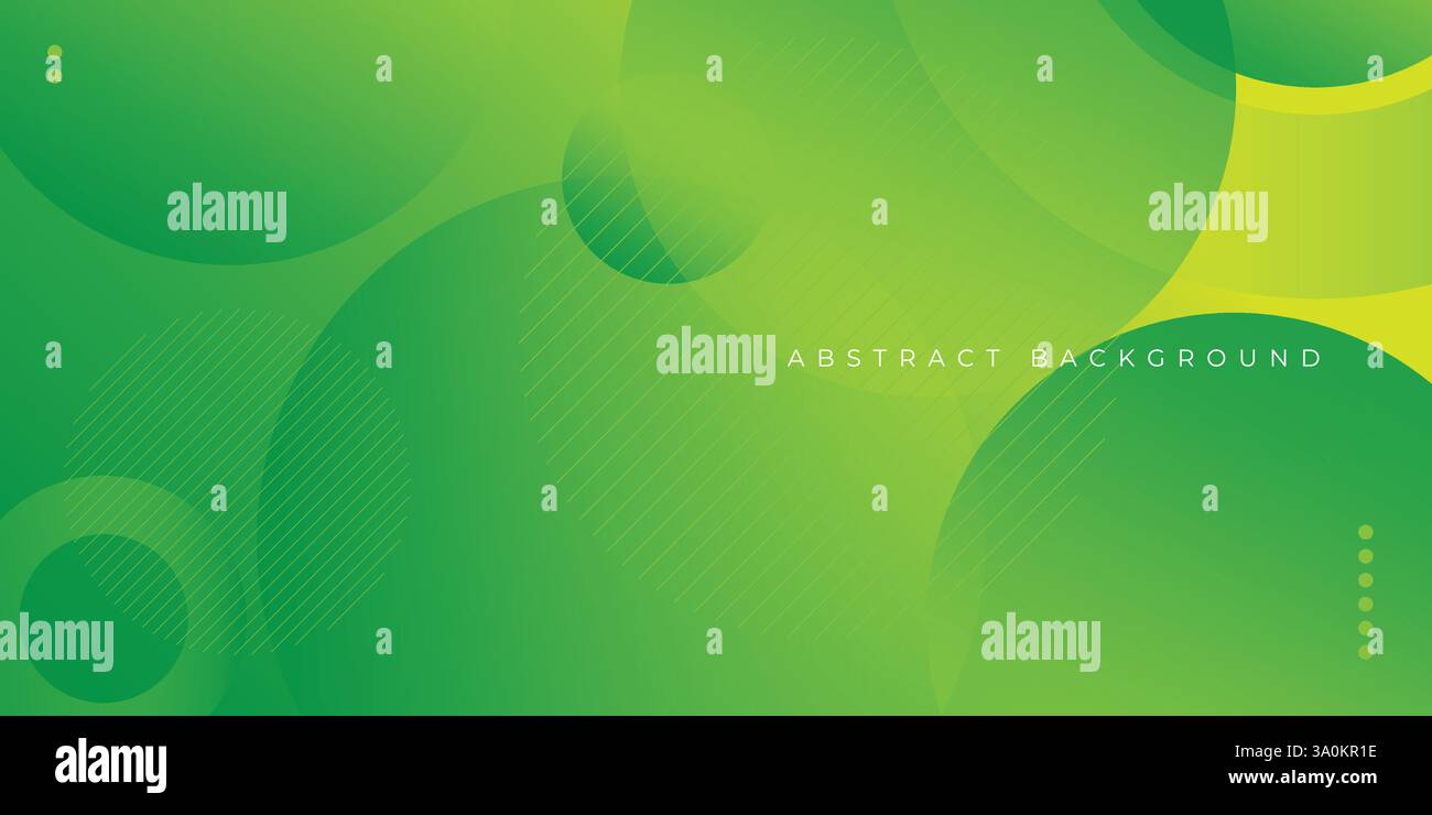 Minimal yellow and green geometric background. Dynamic shapes composition. Vector illustration Stock Vector